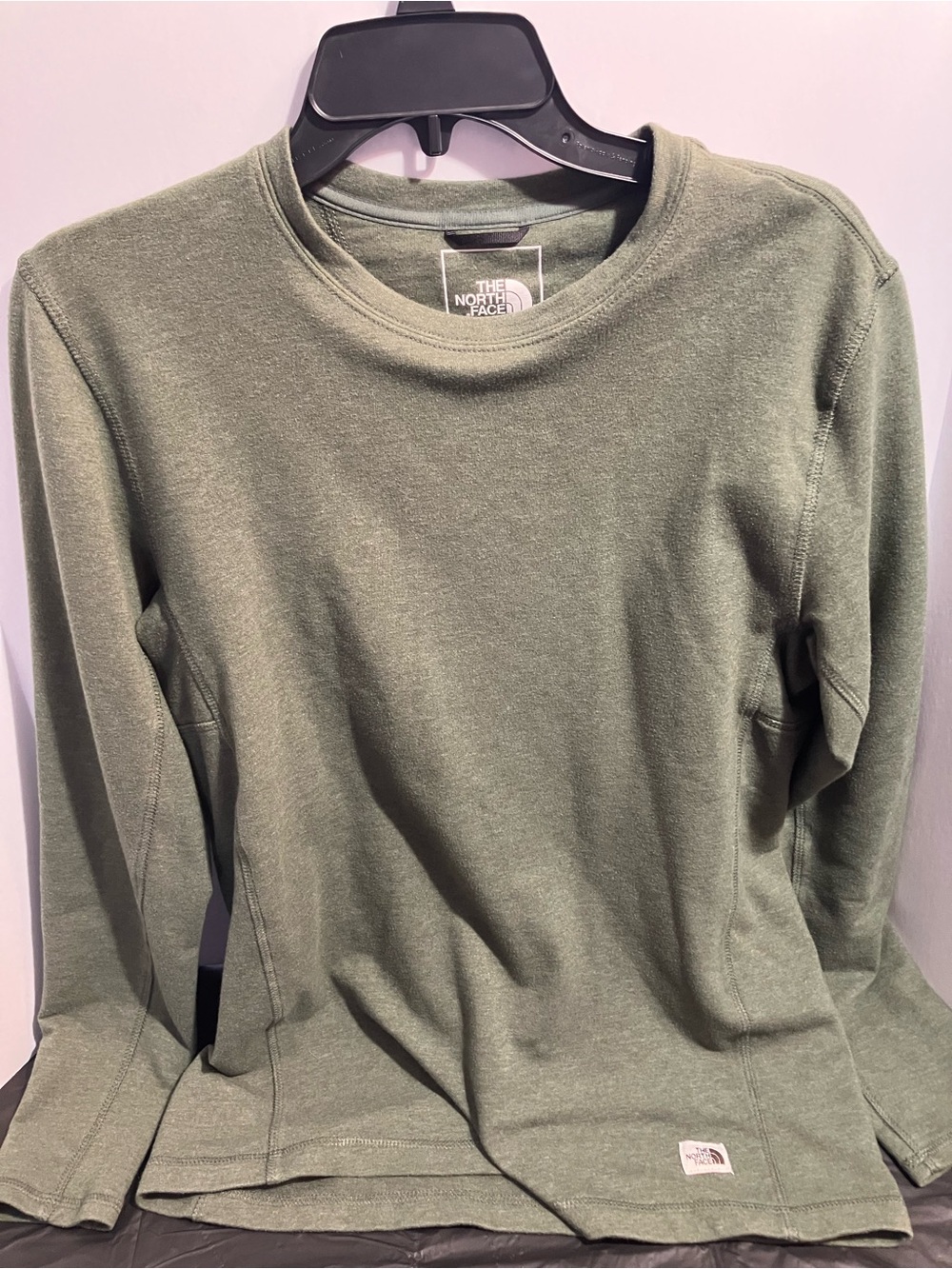 The North Face Olive Crewneck Men’s Long Sleeve Shirt